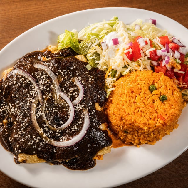 Enchiladas Poblanas.